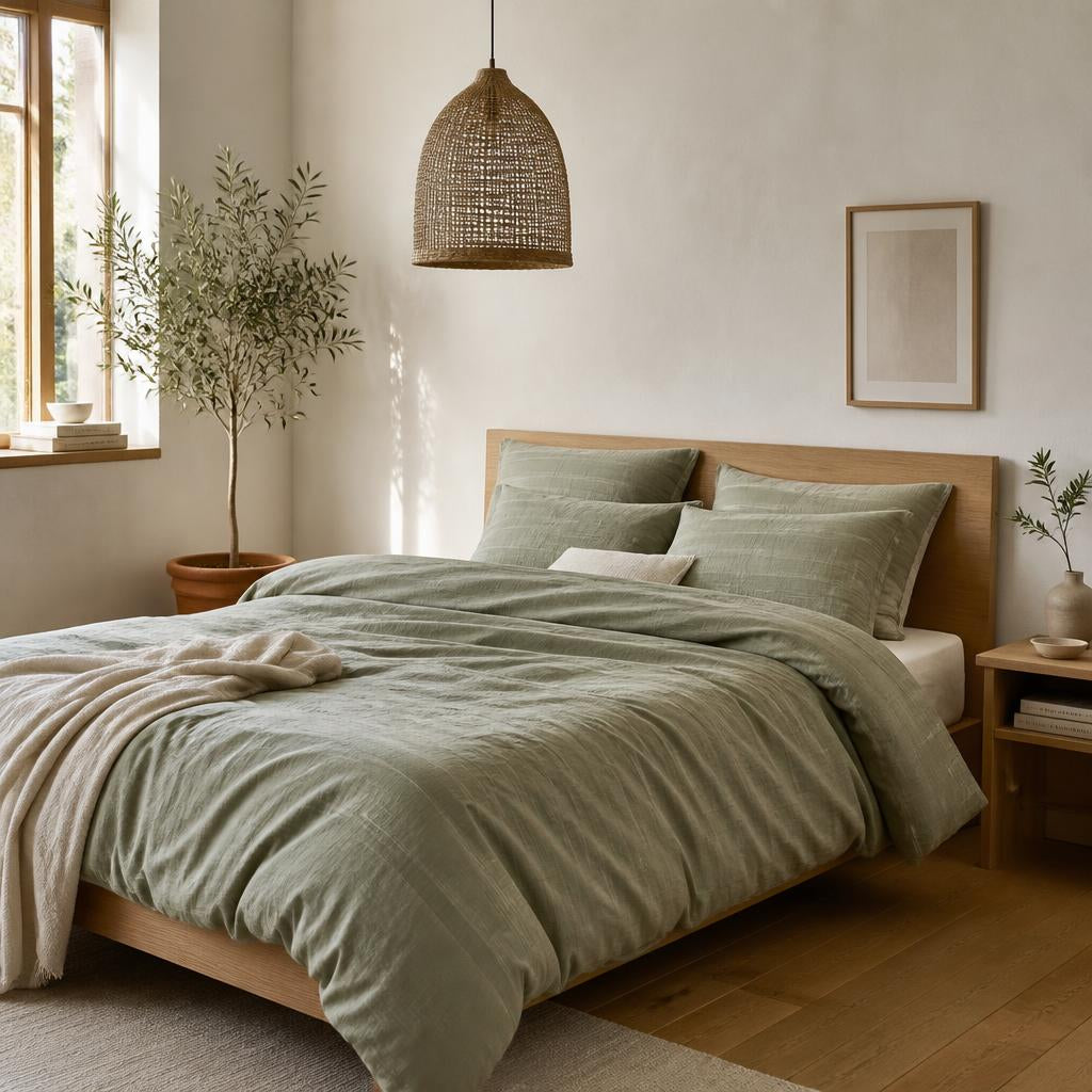 Sage Stripe Linen Set — image 2