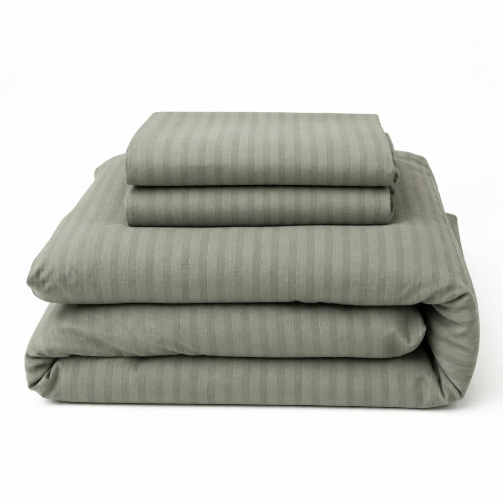 Sage Stripe Linen Set — image 1